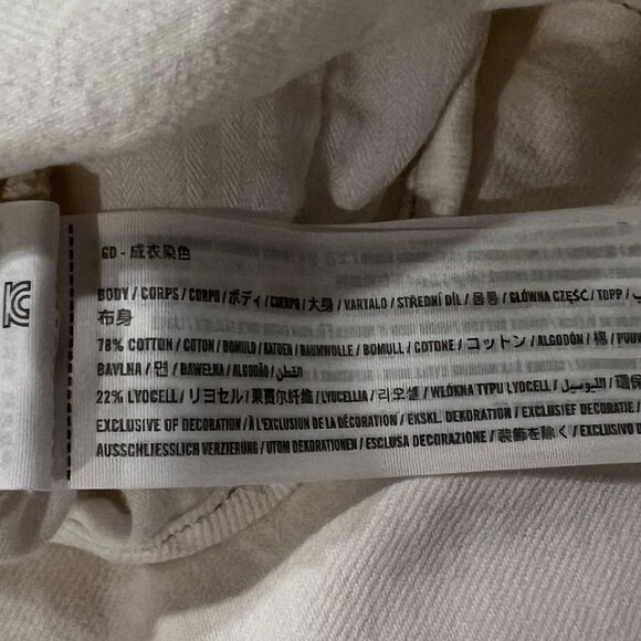 Abercrombie Oversized Denim Shacket, NWT, Cream, S - Picture 8 of 11